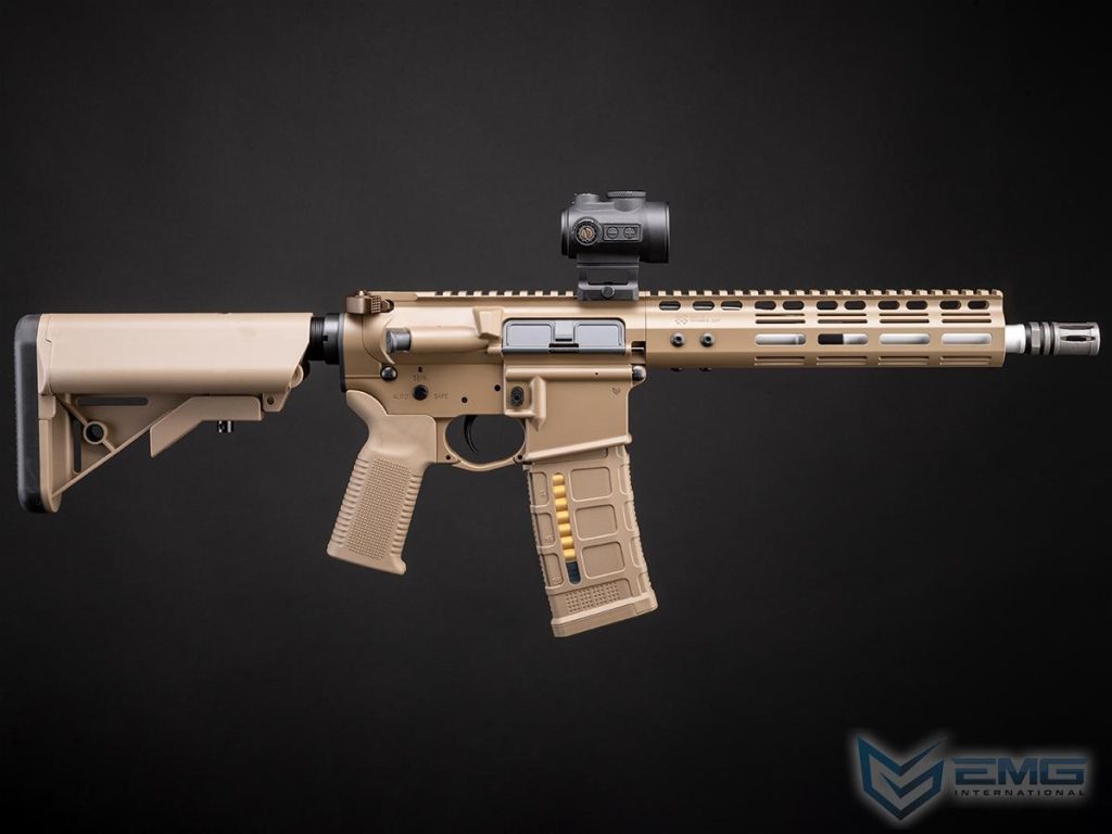 Réplica de Gas N4 MWS Gen 3 con Retroceso EMG Helios Noveske de Double Eagle (Color: Flat Dark Earth) - Imagen 4