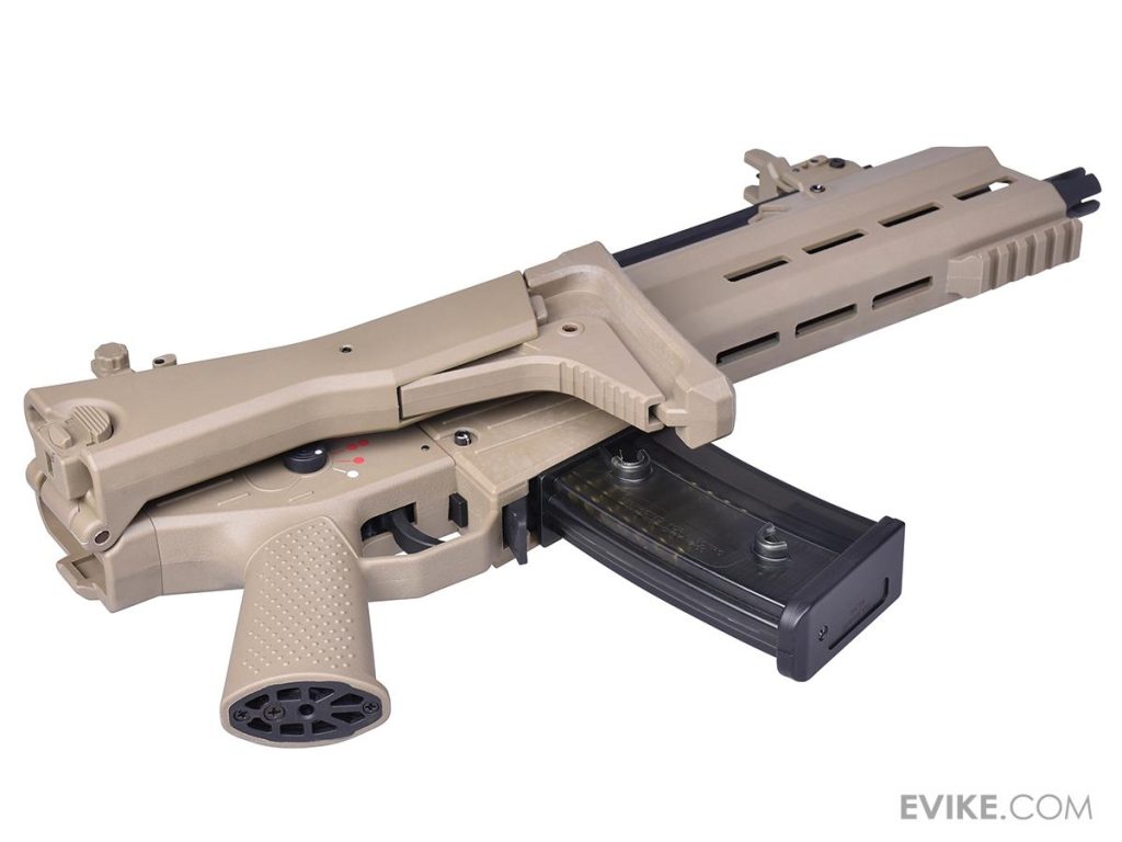 Carabina G14 GSG Tactical con Electric Blowback de ARES para Airsoft (Color: Flat Dark Earth / M-LOK) - Imagen 4