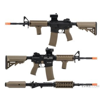 Réplica AEG M4 EDGE RIS con MOSFET GATE X-ASR Specna Arms - Vista 3