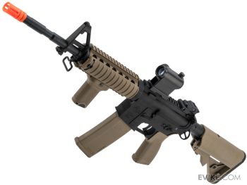Réplica AEG M4 EDGE RIS con MOSFET GATE X-ASR Specna Arms (Negro y Tan)