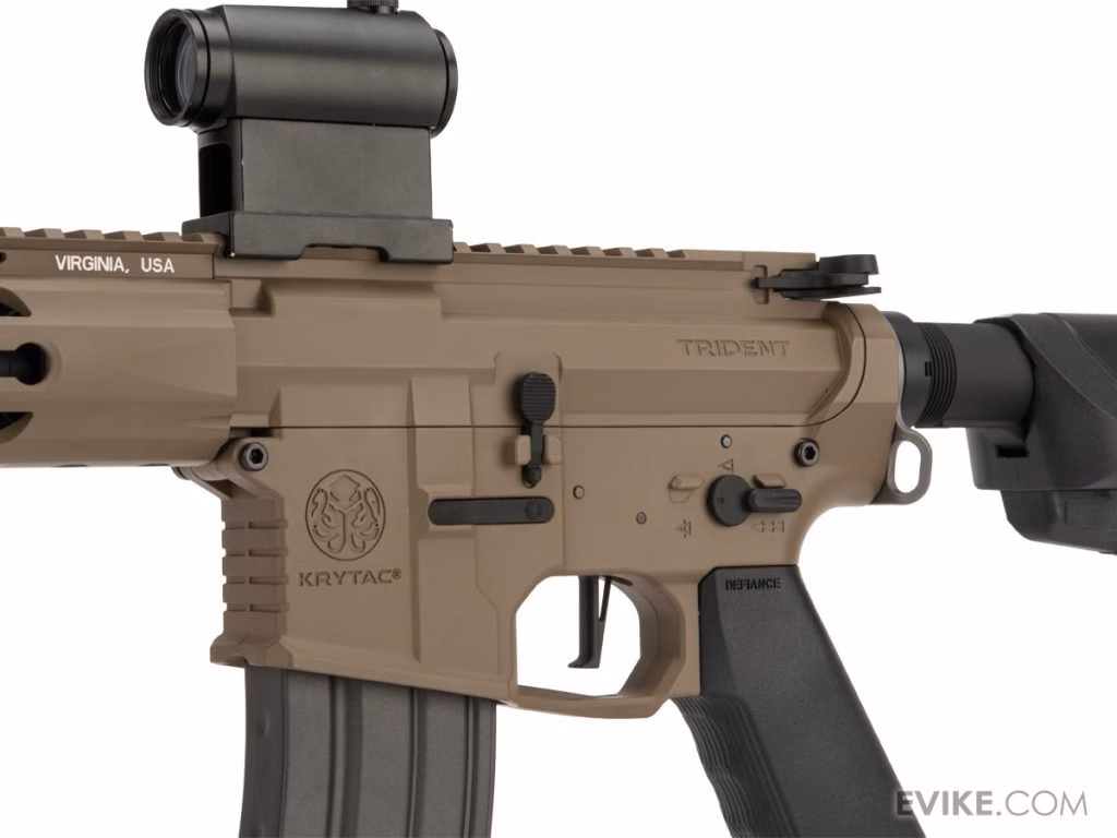 Krytac Trident MK2 CRB para Airsoft / AEG (Modelo: Tan / 400 FPS) - Imagen 4