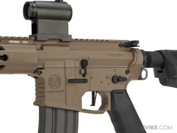 Krytac Trident MK2 CRB para Airsoft / AEG (Modelo: Tan / 400 FPS) - Imagen 4