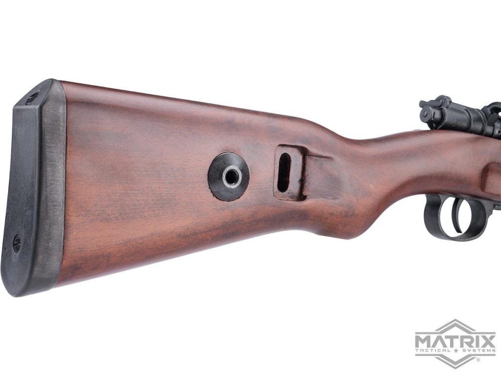 Rifle Kar98k de Cerrojo y Resorte S&T para Airsoft (Versión: Madera) - Imagen 5