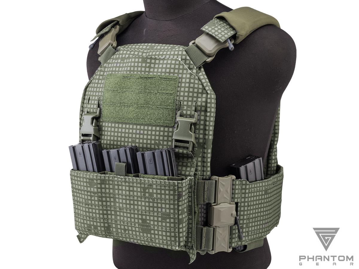 phantom-106880b Portaplacas con Sistema de Hebillas Magnéticas QD “Polarity” de Phantom Gear® (Color: Desert Night) - Imagen 1