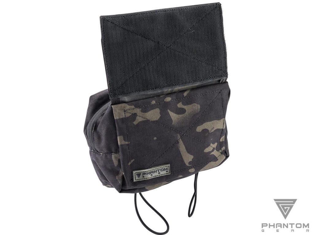 Pouch de Canguro con Velcro Phantom Gear® para Portaplacas (Color: Multicam Black) - Imagen 2