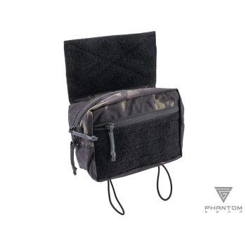 Pouch de Canguro con Velcro Phantom Gear® para Portaplacas - Multicam Black
