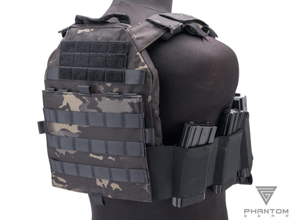 Portaplacas “Wraith” T3 de Phantom Gear® (Color: Multicam Black, Talla: Mediano) - Imagen 3