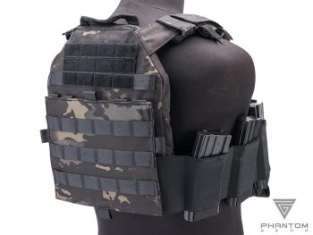 Portaplacas “Wraith” T3 de Phantom Gear® (Color: Multicam Black, Talla: Mediano) - Imagen 3