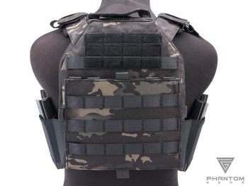 Portaplacas “Wraith” T3 de Phantom Gear® (Color: Multicam Black, Talla: Mediano) - Imagen 4