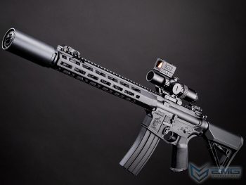 Réplica KS-1 Sportline EMG con Batería y Cargador para Airsoft / AEG (Color: Negro) - Imagen 3