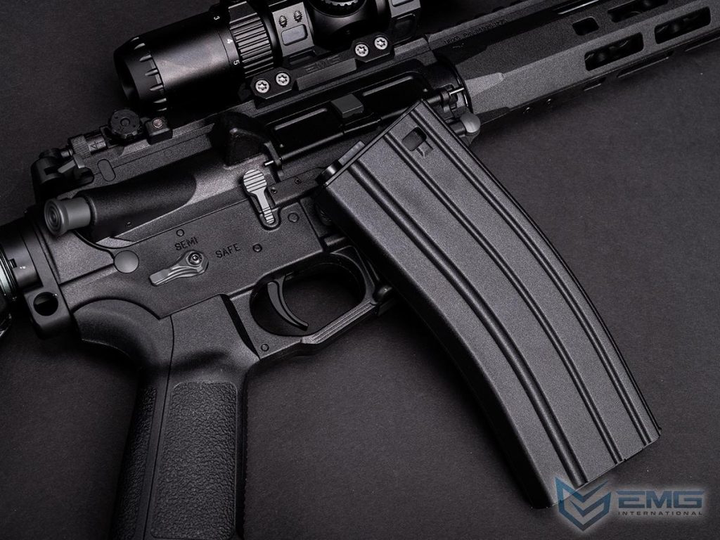 Réplica KS-1 Sportline EMG con Batería y Cargador para Airsoft / AEG (Color: Negro) - Imagen 9
