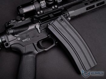 Réplica KS-1 Sportline EMG con Batería y Cargador para Airsoft / AEG (Color: Negro) - Imagen 9