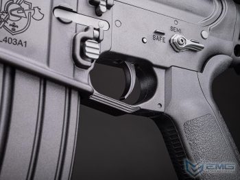 Réplica KS-1 Sportline EMG con Batería y Cargador para Airsoft / AEG (Color: Negro) - Imagen 5