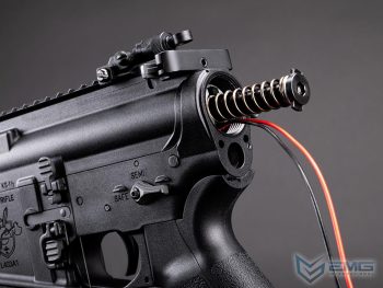 Réplica KS-1 Sportline EMG con Batería y Cargador para Airsoft / AEG (Color: Negro) - Imagen 12