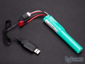 Réplica KS-1 Sportline EMG con Batería y Cargador para Airsoft / AEG (Color: Negro) - Imagen 10