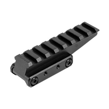 Elevador Riser Picatinny V2 de 1.52 cm con Frente Angulado para Airsoft (Incluye: Llave de Montaje)