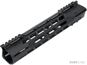Guardamanos DASH Quantum Mechanics de 10 pulgadas con M-LOK para Réplicas Tipo AR15 para Airsoft (Color: Negro)