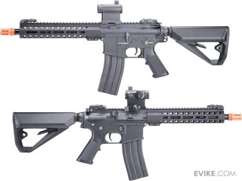 Réplica AEG Colt M4 Sport con Guardamanos M-LOK CNC y Hop-Up Rotativo Arcturus para Airsoft (Color: Negro) - Imagen 2