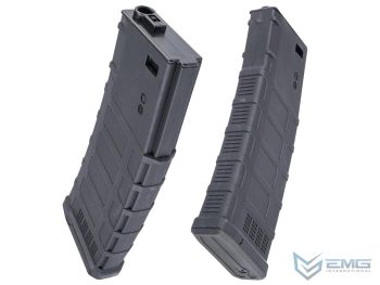 Cargador MidCap EMG de 220 BBs para Réplicas M4 de Airsoft AEG (Color: Negro) - Imagen 3