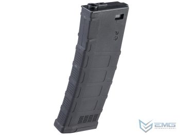 Cargador MidCap EMG de 220 BBs para Réplicas M4 de Airsoft AEG (Color: Negro)