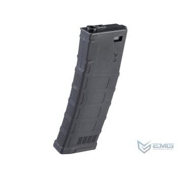 Cargador MidCap EMG de 220 BBs para Réplicas M4 de Airsoft AEG - Negro