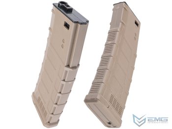 Cargador MidCap EMG de 220 BBs para Réplicas M4 de Airsoft AEG (Color: Tan) - Imagen 3
