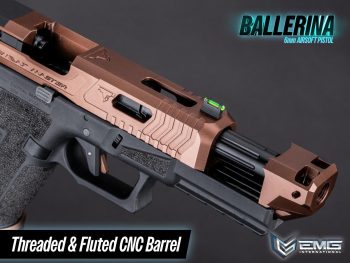 Secundaria Ballerina CNC Gas Blowback EMG x TTI para Airsoft - Imagen 5