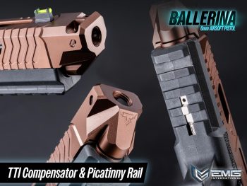 Secundaria Ballerina CNC Gas Blowback EMG x TTI para Airsoft - Imagen 7