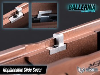 Secundaria Ballerina CNC Gas Blowback EMG x TTI para Airsoft - Imagen 11