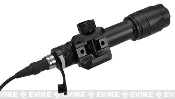 Linterna Táctica CREE LED Scout con Switch de Presión y Montaje Picatinny (Color: Negro) - Imagen 2