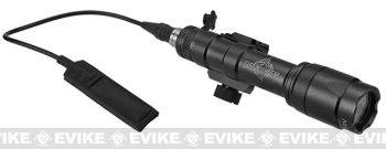 Linterna Táctica CREE LED Scout con Switch de Presión y Montaje Picatinny (Color: Negro)