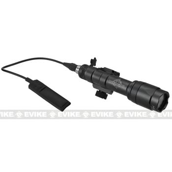 Linterna Táctica CREE LED Scout con Switch de Presión y Montaje Picatinny - Negro