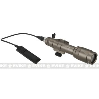 Linterna Táctica CREE LED Scout con Switch de Presión y Montaje Picatinny - Dark Earth