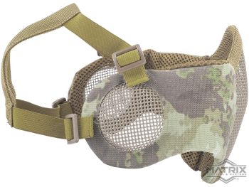 Máscara de Malla con Protección de Orejas Matrix “Carbon Striker” (Color: Arid) - Imagen 2