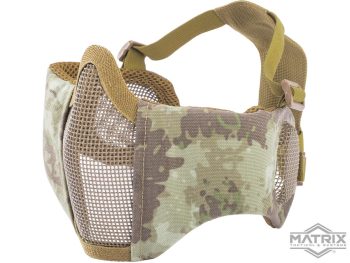 Máscara de Malla con Protección de Orejas Matrix “Carbon Striker” (Color: Arid)