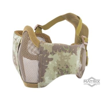 Máscara de Malla con Protección de Orejas Matrix “Carbon Striker” - Arid