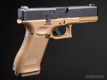 Glock 17 Gen5 Elite Force con Retroceso para Airsoft (Tipo: Green Gas, Color: Bitono Exclusivo Evike) - Imagen 2