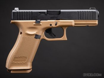 Glock 17 Gen5 Elite Force con Retroceso para Airsoft (Tipo: Green Gas, Color: Bitono Exclusivo Evike) - Imagen 4