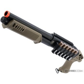 Réplica de Escopeta Tri-Shot Spring de Bombeo UMAREX Tactical Force para Airsoft - Negro / Tan