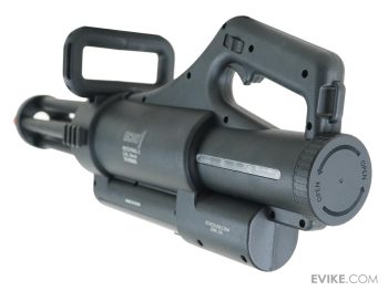 Minigun PMG-5 de Polímero con 4 Cañones Rotativos y Cargador de 1,200 BBs Eléctrica para Airsoft - Imagen 3