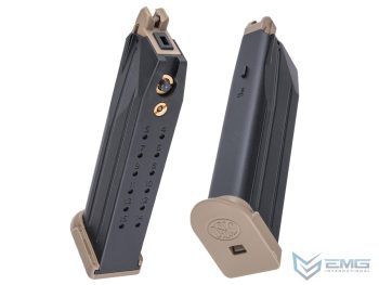 Cargador de 20 BBs para FN® 509 EMG de Airsoft (Tipo: Gas, Color: Tan) - Imagen 3