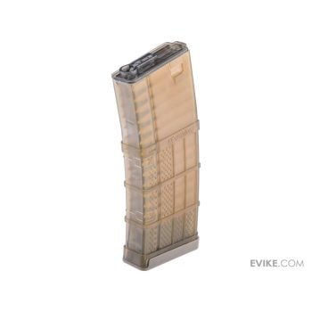 Cargador Mid-Cap de 190 BBs EMG con Licencia Lancer Systems L5AWM para AEGs M4/M16 para Airsoft - Flat Dark Earth Translúcido