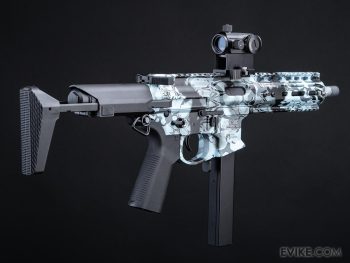 Réplica de Entrenamiento Space Invader Gen4 EMG Noveske para Airsoft (Color: Kryptek Obskura Blue / 8.5”) - Imagen 2