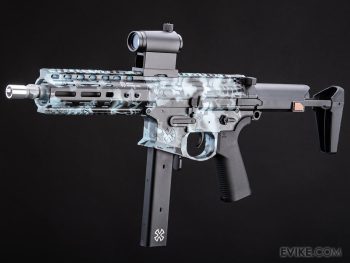 Réplica de Entrenamiento Space Invader Gen4 EMG Noveske para Airsoft (Color: Kryptek Obskura Blue / 8.5”)