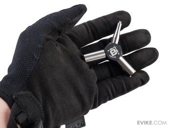Llave Triple de Acero Inoxidable para Válvulas de Gas de Secundarias y Rifles GBB Evike.com para Airsoft - Imagen 3