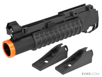 Lanzagranadas M203 Matrix de 40 mm para Rieles Picatinny de Réplicas M4/M16 para Airsoft (Modelo:Corto / Negro) - Imagen 3