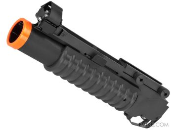 Lanzagranadas M203 Matrix de 40 mm para Rieles Picatinny de Réplicas M4/M16 para Airsoft (Modelo:Corto / Negro)
