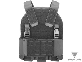 Portaplacas "Reaper" de Phantom Gear® Laser-Cut para Airsoft (Color: Negro) - Imagen 3