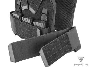 Portaplacas "Reaper" de Phantom Gear® Laser-Cut para Airsoft (Color: Negro) - Imagen 5