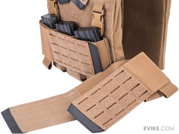 Portaplacas "Reaper" de Phantom Gear® Laser-Cut para Airsoft (Color: Coyote Brown) - Imagen 5